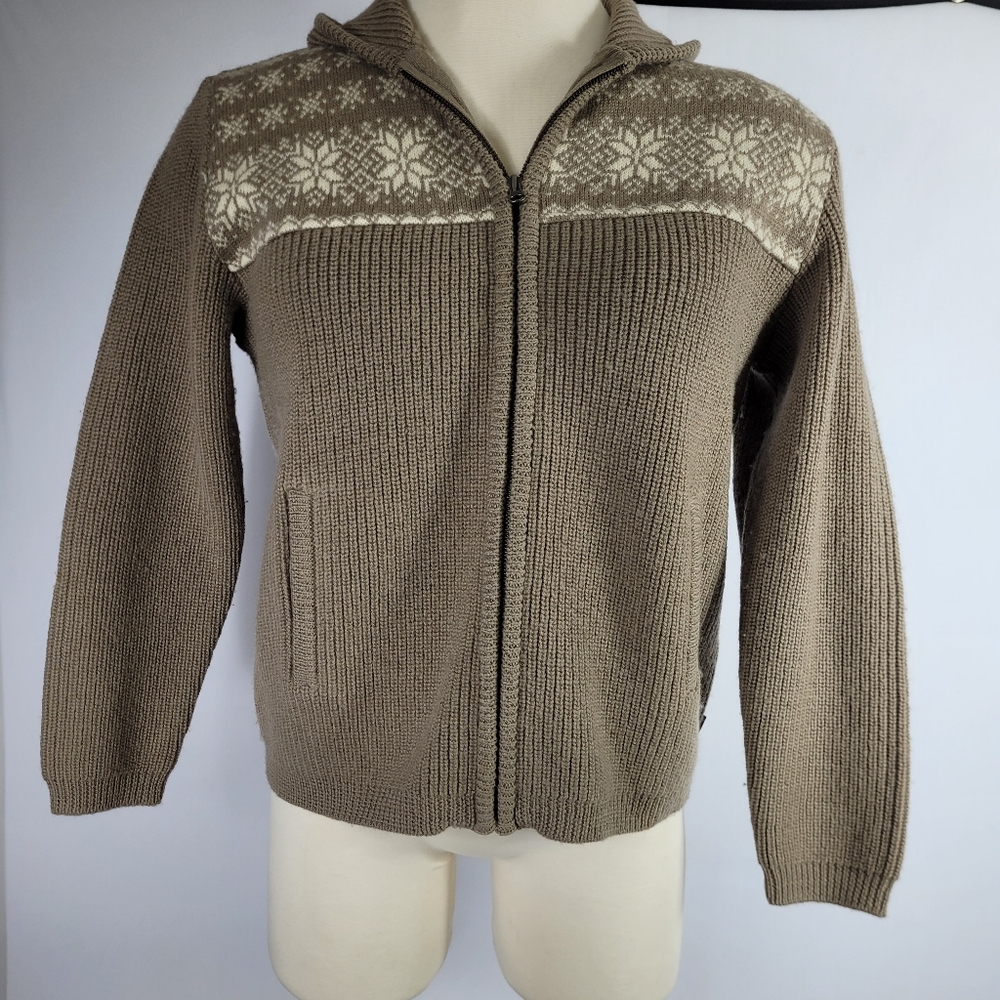 Woolrich Zip Front Sweater Size XL